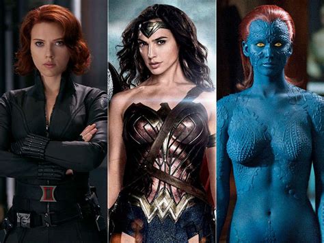 Female Superheroes Ranked Wonder Woman Catwoman Black Widow
