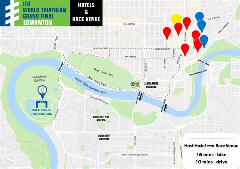 Edmonton City Maps | 2021 World Triathlon Championship Finals Edmonton