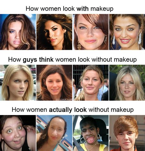 The Truth About Makeup Funny Pictures Quotes Pics Photos Images
