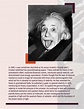 Albert Einstein Biography | Biografía Template