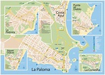 Mapas del Uruguay. Mapa de Rocha. Enciclopedia online gratis.