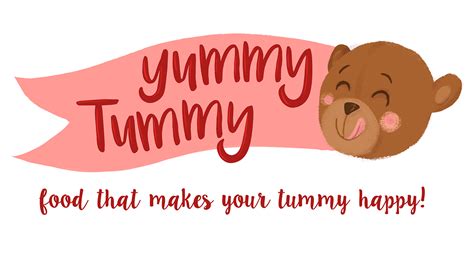 Yummy Tummy! Illustrated Logo on Behance