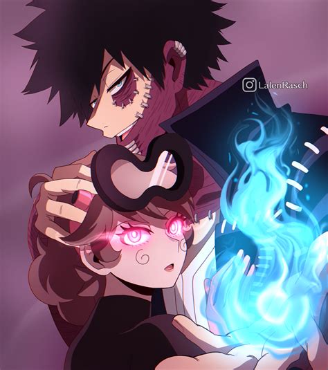 Dabi X Rias Dabi X Oc Lalenrasch Dabi And Heart Lalenrasch