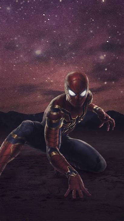 Iphone Suit Spider Nano Wallpapers Spiderman Marvel