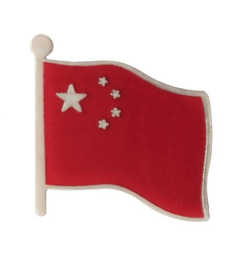 China Flag Pin Badge