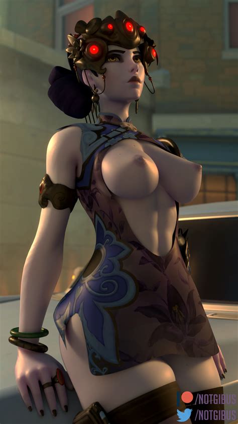 Rule 34 3d Abs Alternate Costume Big Breasts Black Lily Widowmaker Blizzard Entertainment