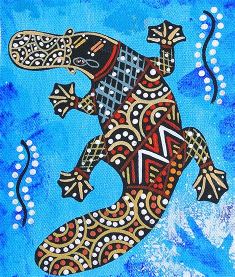 Aboriginal Style Painting Aboriginal Art Animals Aboriginal Art Dot