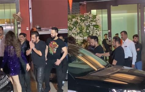 Salman Khans Bodyguard Was Going To Open The Car Door For Sangeet