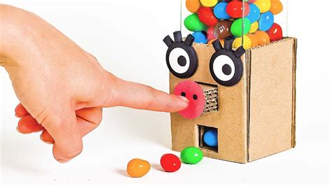 If you're sharing your diy project, please tell us how you did it. DIY VIDEOS : How to make GumBall Candy Dispenser Machine from Cardboard DIY at Home - DIY Loop ...