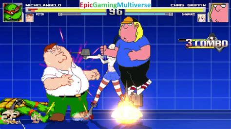 Peter Griffin And Michelangelo Vs Chris Griffin And Shimakaze In A
