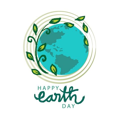 Premium Vector Happy Earth Day Concept April 22