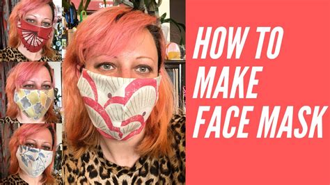 How To Make Face Mask At Home Easy Homemade Face Mask Covid 19 Mask