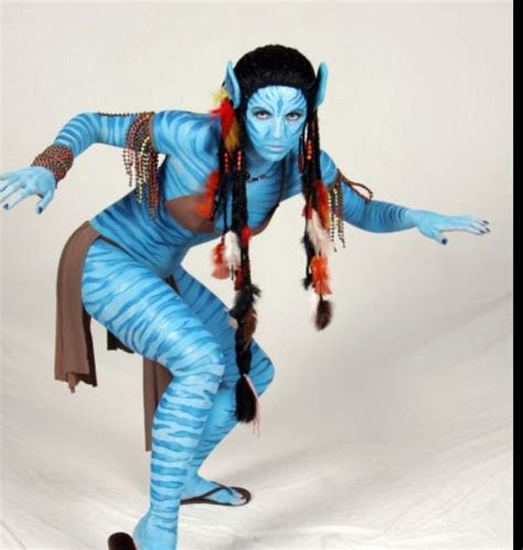 Avatar Full Body Painting Body Painting Avatar Halloween Costume