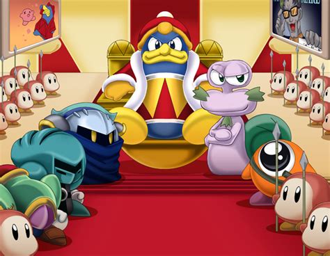 Meta Knight King Dedede Waddle Dee Waddle Doo Escargon And More Kirby And More Drawn