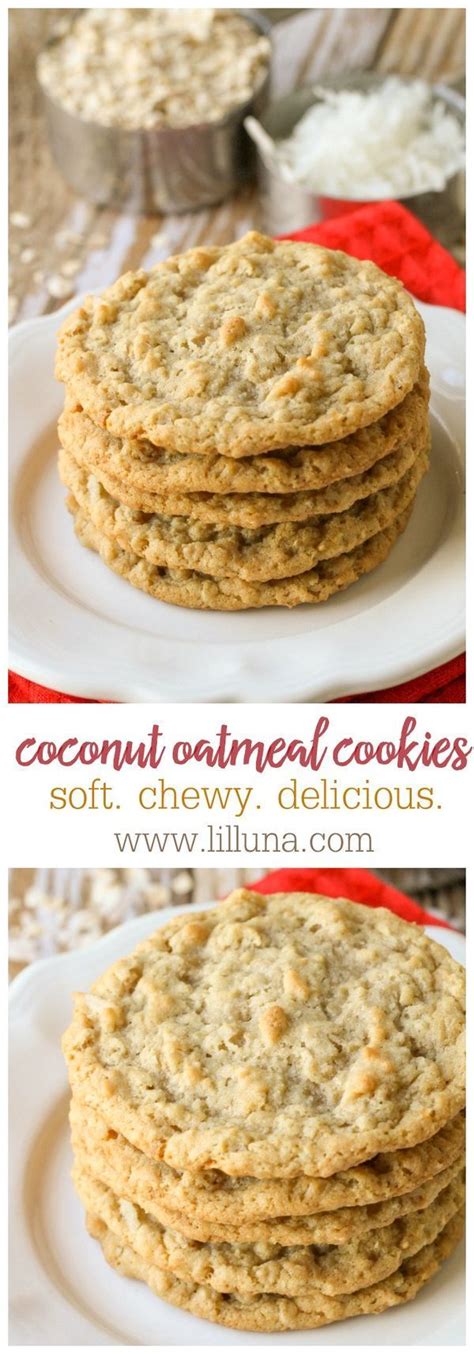 Mix to moisten and drop onto greased cookie sheet. Oatmeal Coconut Cookie | Recipe | Coconut oatmeal cookies ...