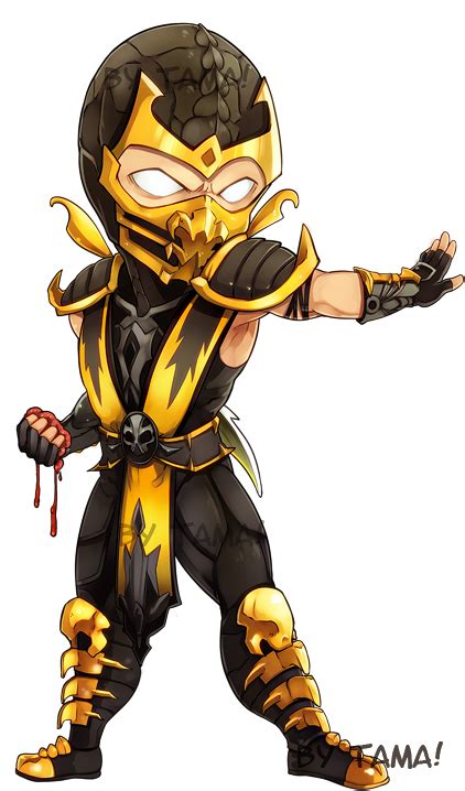 Chibi Scorpion Scorpion Mortal Kombat Mortal Kombat Art Mortal