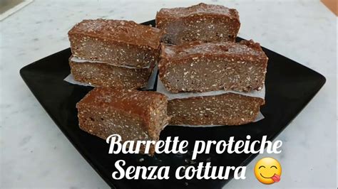 PROTEIN BARS , BARRETTE CON PROTEINE IN POLVERE SENZA COTTURA - YouTube