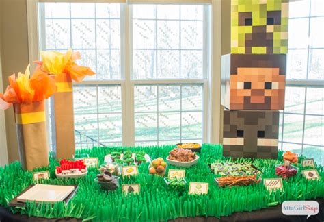 Daanis Diy Minecraft Party Decoration Ideas