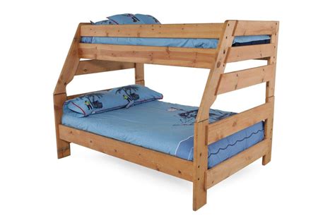 Rustic Classics Pine Twin Over Full Bunk Bed In Amber Wash — Wholesale