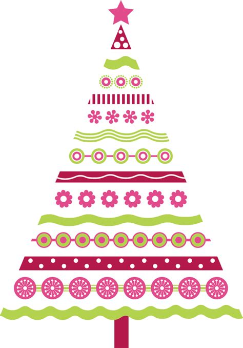 Pink Christmas Tree Clipart 101 Clip Art