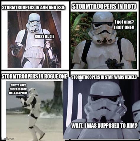 Meme Stormtroopers Aim In Star Wars Films Fandom
