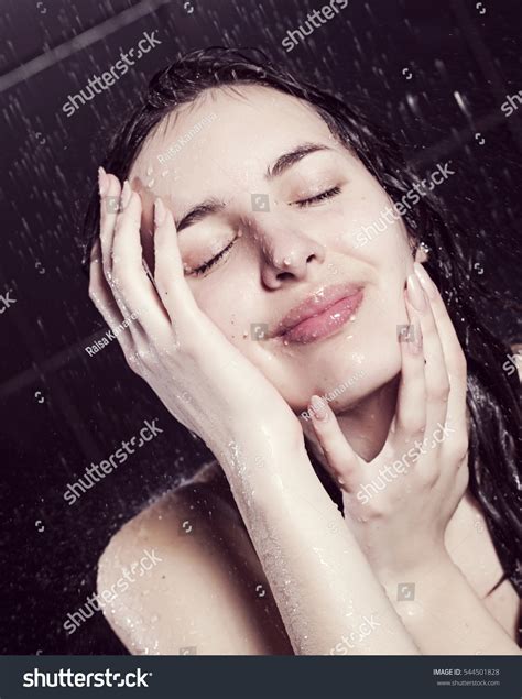 Wet Woman Water Drop Stock Photo Shutterstock
