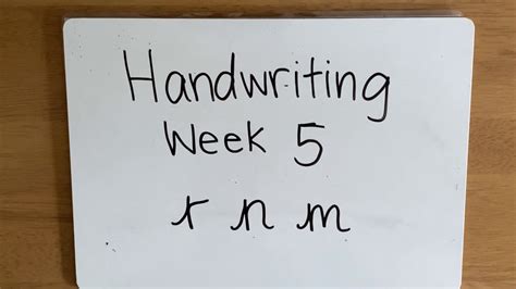Handwriting Week 5 Learning To Join Up Youtube