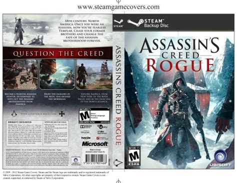 Steam Game Covers Assassins Creed Rogue Box Art