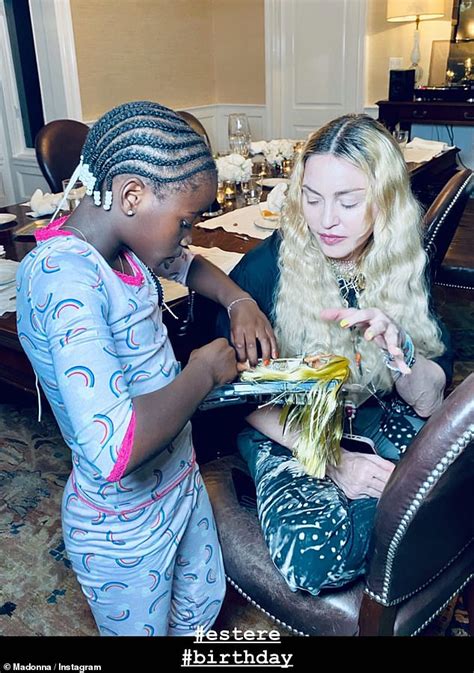 Madonna Beams As She Celebrates Twin Daughters Estere And Stellas Eighth Birthday Readsector