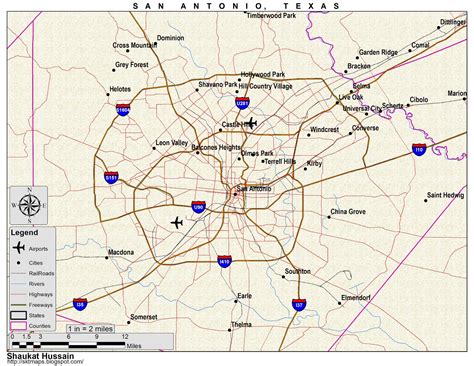 Maps Map Of San Antonio Tx