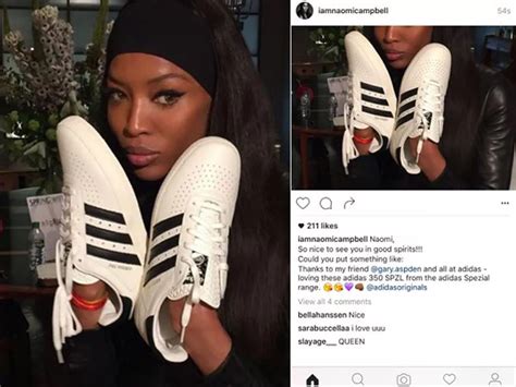 Naomi Campbells Instagram Fail As Supermodel Mangles Sponsored Adidas
