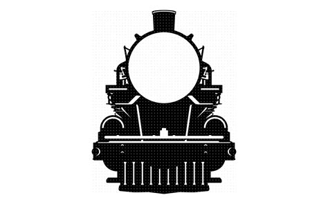 Vintage Steam Train Old Locomotive Svg Dxf Vector Eps Clipart By