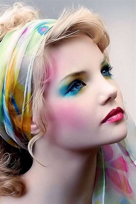 Exquisite Beauty Color Splash Makeup At Home Prom Eyes