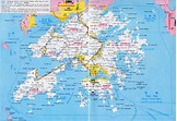 Large detailed road map of Hong Kong | Hong Kong | Asia | Mapsland ...