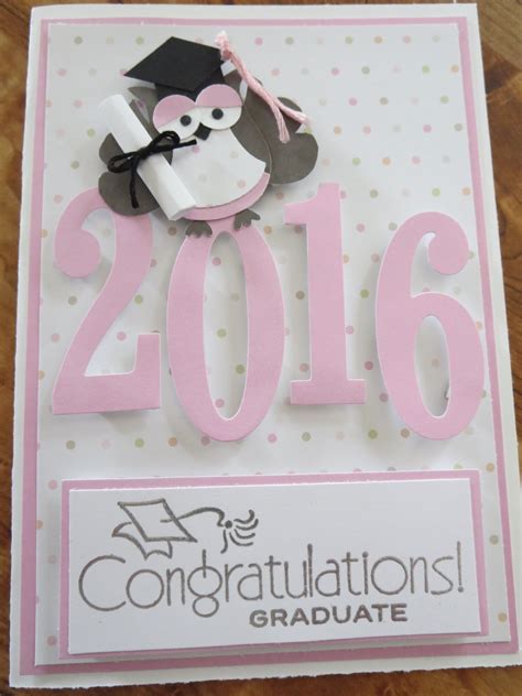 Graduation Card Using Stampin Up Large Number Framelits Dies And