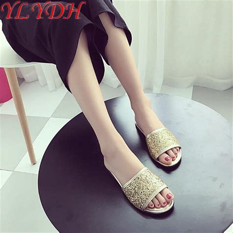 2017 Very Popular Women Slippers Sexy Open Toe Shoes Wedge Slip High