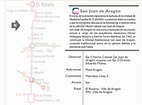 Metrobus Aragón: Estación, Como llegar y mapa