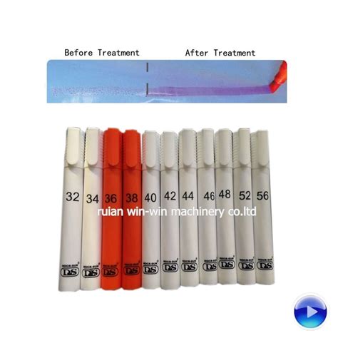 Plastic Pp Pe Pvc Film Corona Treatment Dyne Test Pen For Film Surface