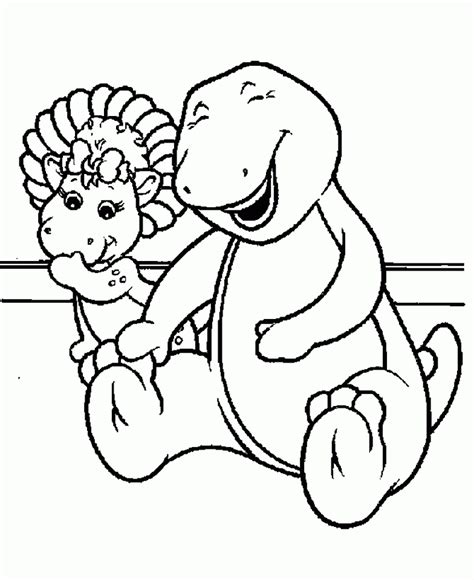 Get This Barney Coloring Pages Printable For Kids 33908