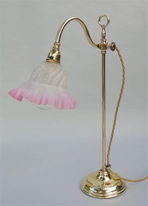 Antique Brass Art Nouveau Table Lamp 654157 Uk