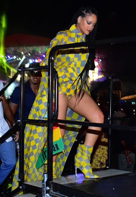 rihanna at reggae star buju banton concert in barbados 04 28 2019 hawtcelebs