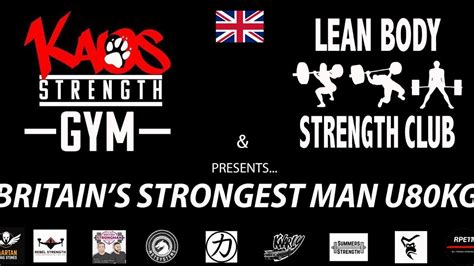 🇬🇧 Britain’s Strongest Man U80kg 2021 Final Highlights Youtube