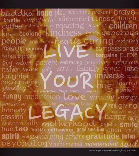 Are You Living Your Legacy Live For Yourself Legacy Heart Care