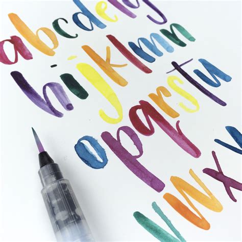 Big Picture Classes Lettering With Watercolor Lessons