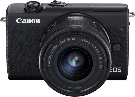 Canon Eos M200 Milc 241 Mp Cmos 6000 X 4000 Pixels Black Eos M200 24