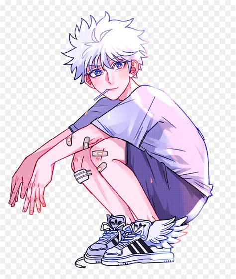 Killua Hxh Killuazoldyck Hunterxhunter Anime Png Cartoon