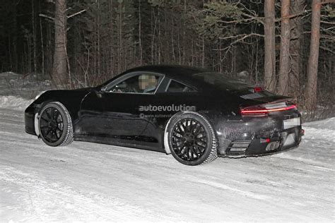 New Porsche 911 Spied With Production Body Shows Mission E And 959