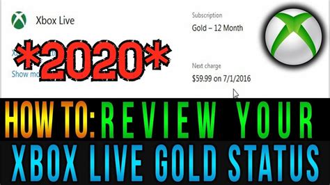 How To Check When Your Xbox Live Gold Membership Expires Newest Method
