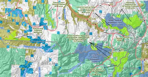 Overview Map San Juan Mountains Wilderness Cropped San Juan Citizens