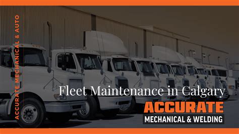 Accurate Mechanical And Welding Fleet Maintenance In Calgary